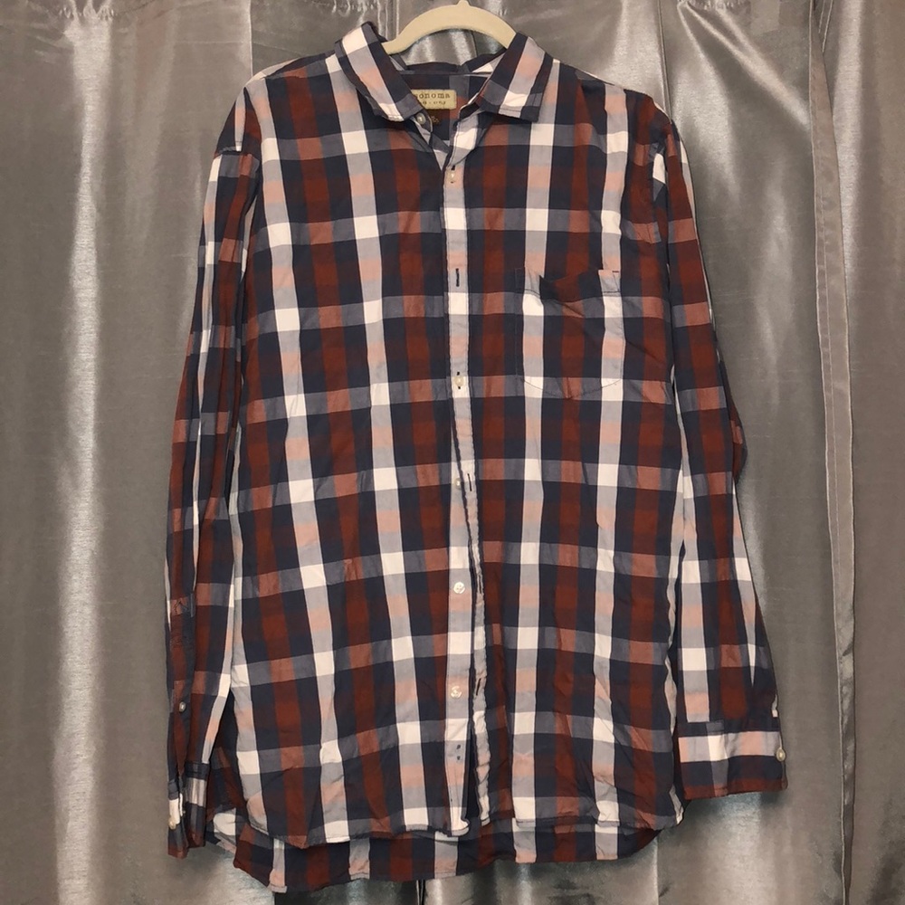 Men’s Long Sleeve Button-Up Shirt